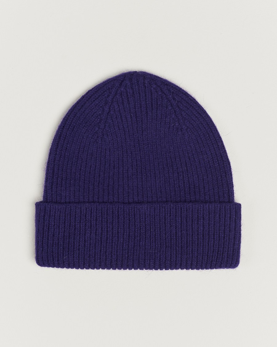Herren | Mützen | Le Bonnet | Lambswool/Caregora Beanie Indigo