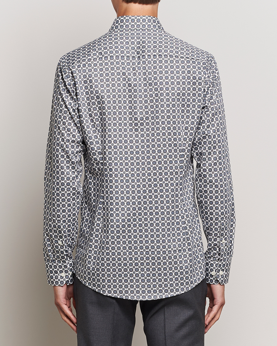 Herren | Hemden | Eton | Slim Fit Signature Twill Printed Shirt Brown
