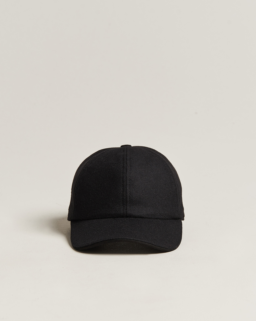 Herren | Hüte & Mützen | Eton | Wool Baseball Cap Black