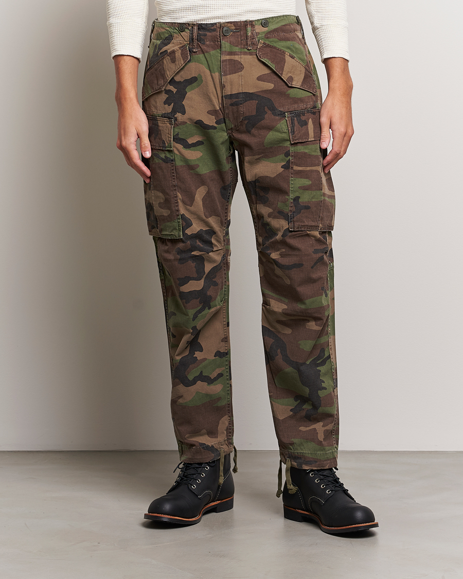 Herren | Hosen | RRL | Regiment Cargo Pants Woodland Camo