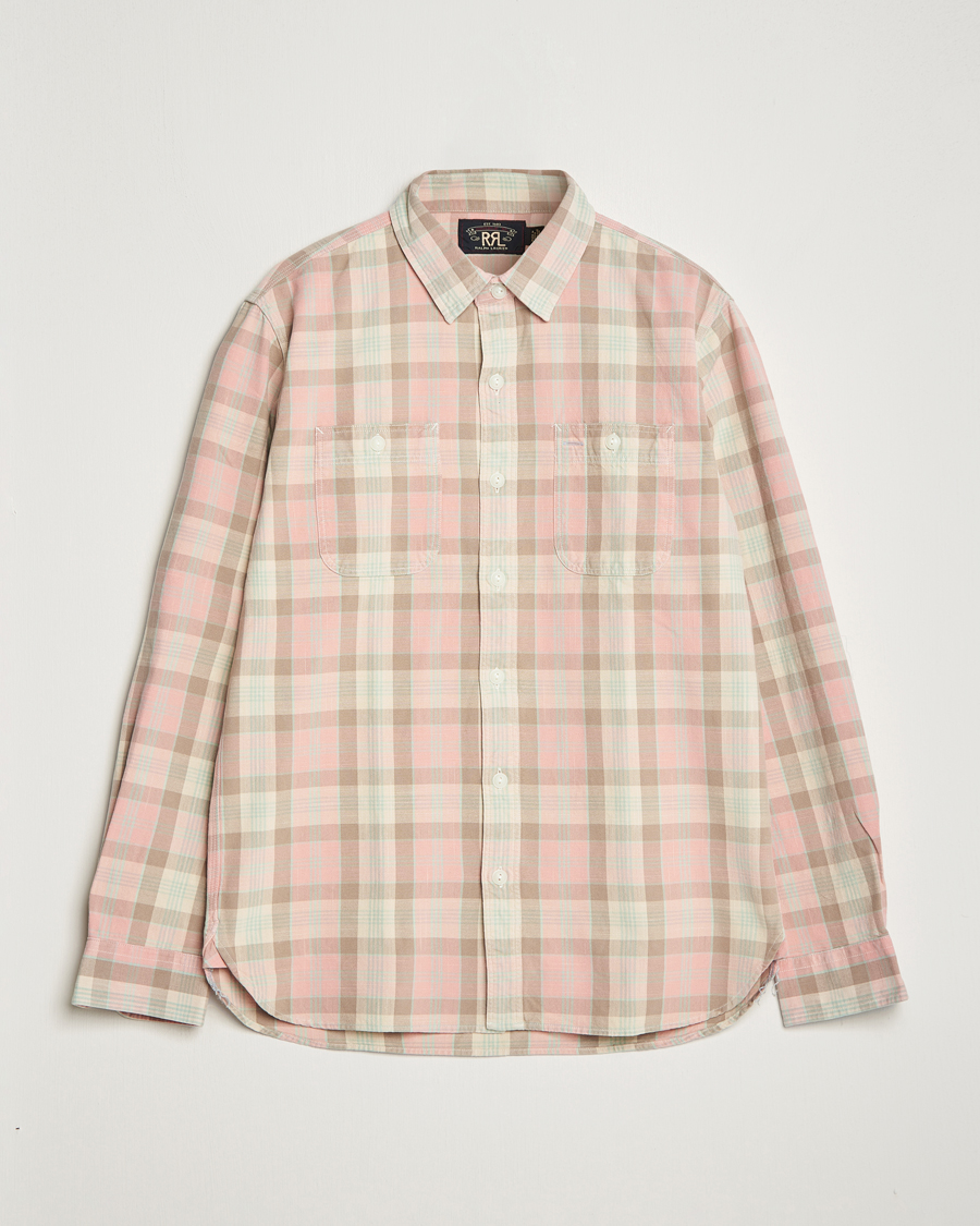 Herren | Hemden | RRL | Farrell Double Pocket Shirt Pink Multi