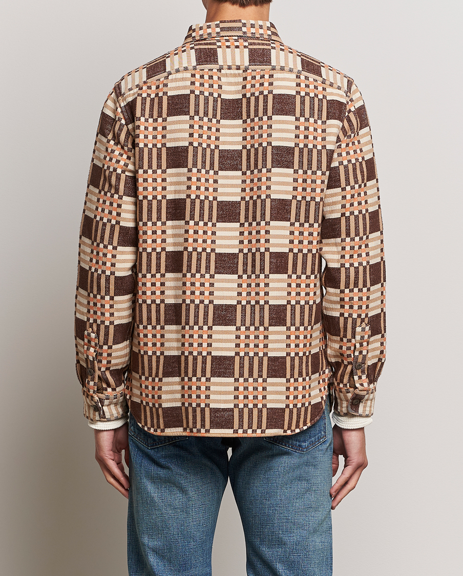 Herren | Hemden | RRL | Cody Brushed Flannel Overshirt Brown Check