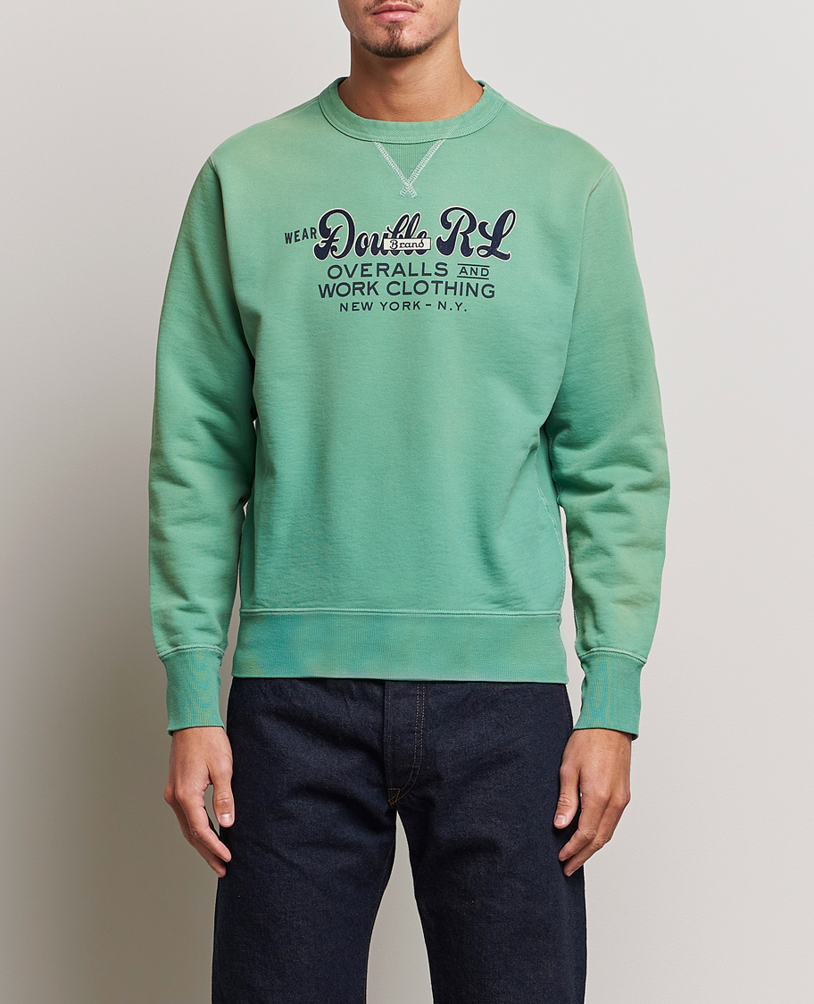 Herren |  | RRL | Graphic Sweatshirt Turquoise
