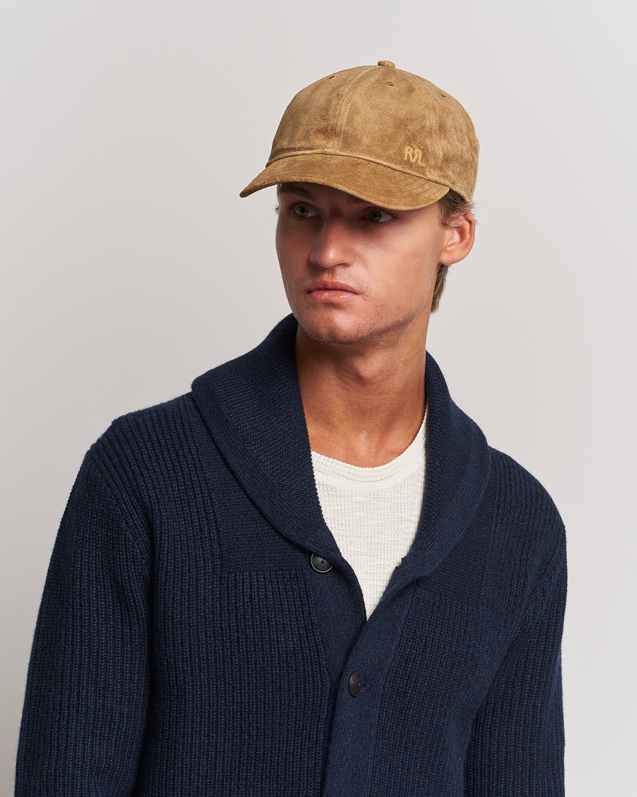 Herren | RRL Rough Out Baseball Cap Brown | RRL | Rough Out Baseball Cap Brown