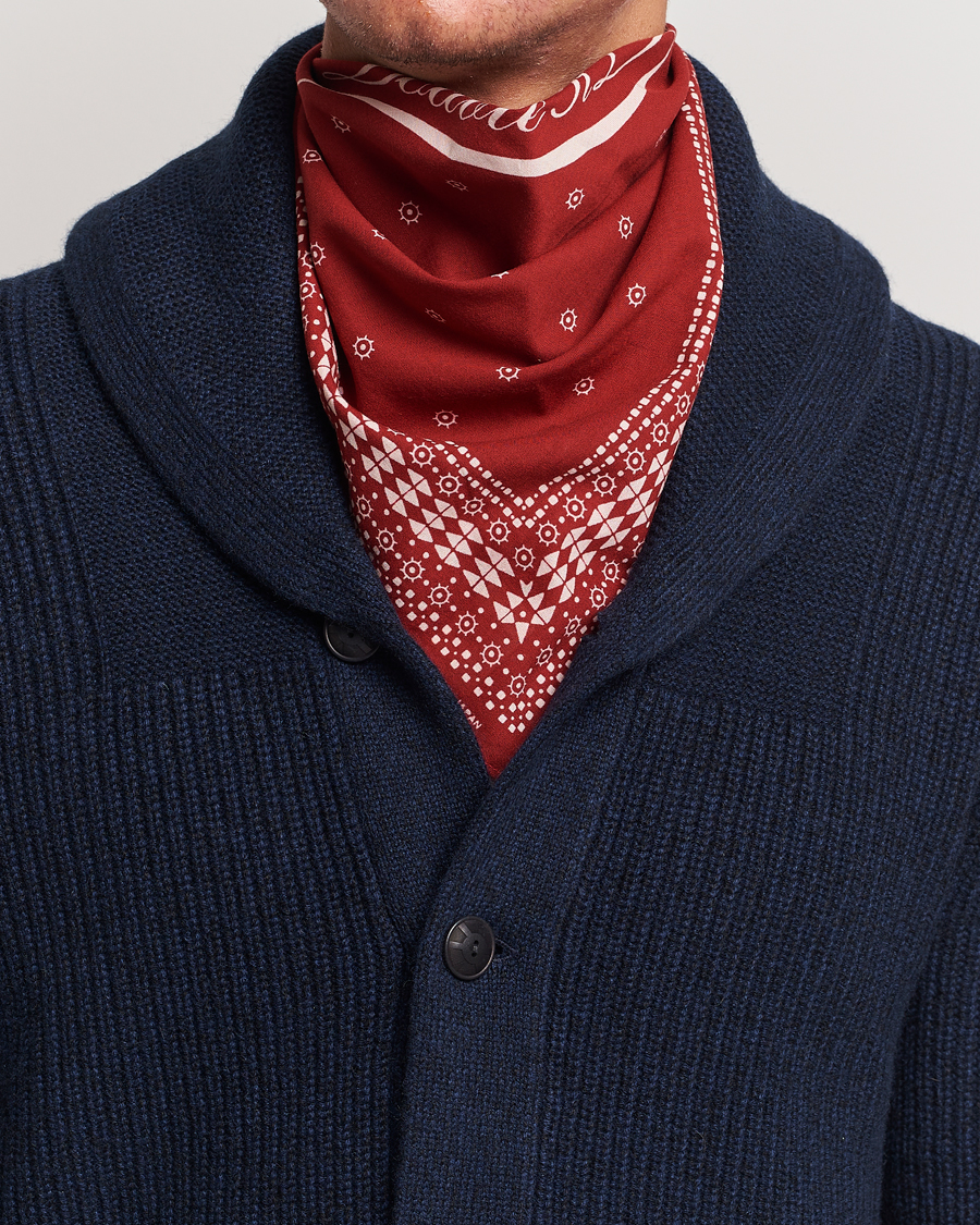 Herren |  | RRL | Benson Printed Bandana Turkey Red
