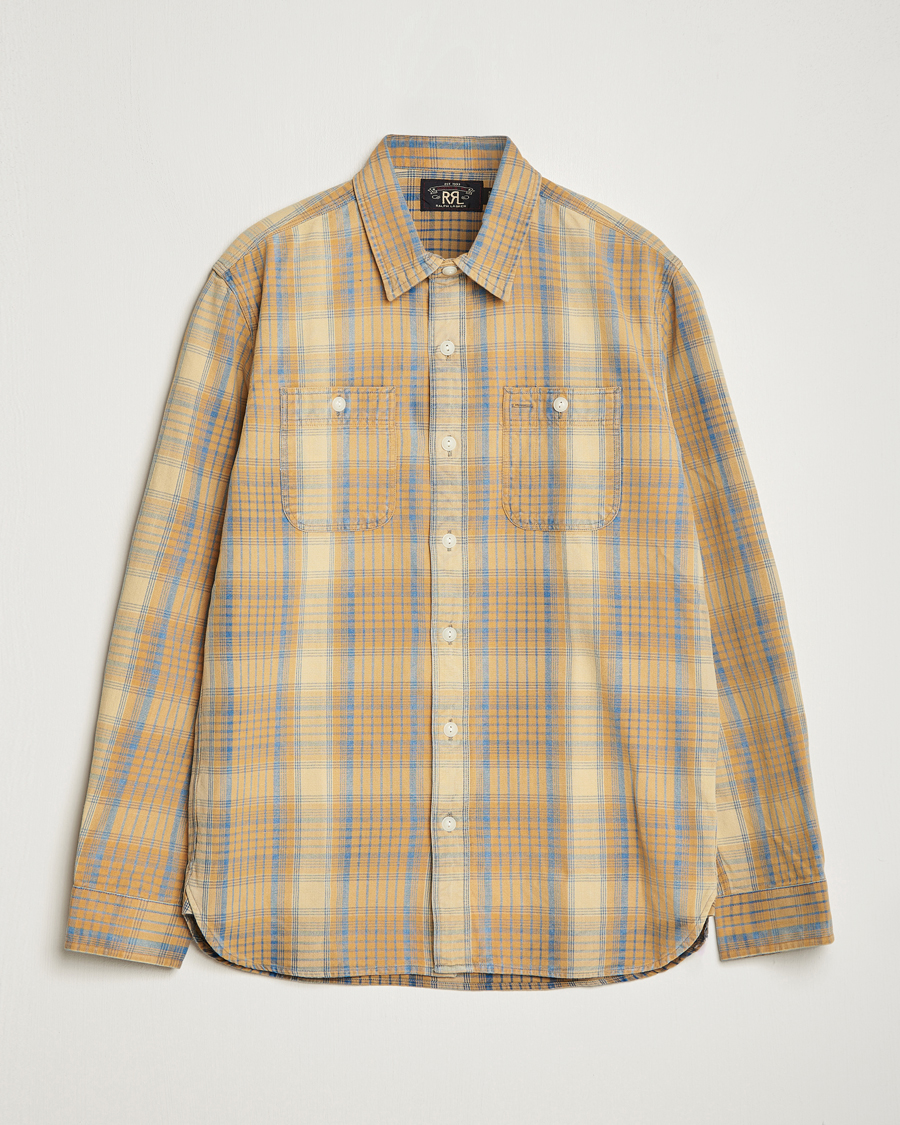 Herren | RRL | RRL | Farrell Double Pocket Shirt Yellow Multi