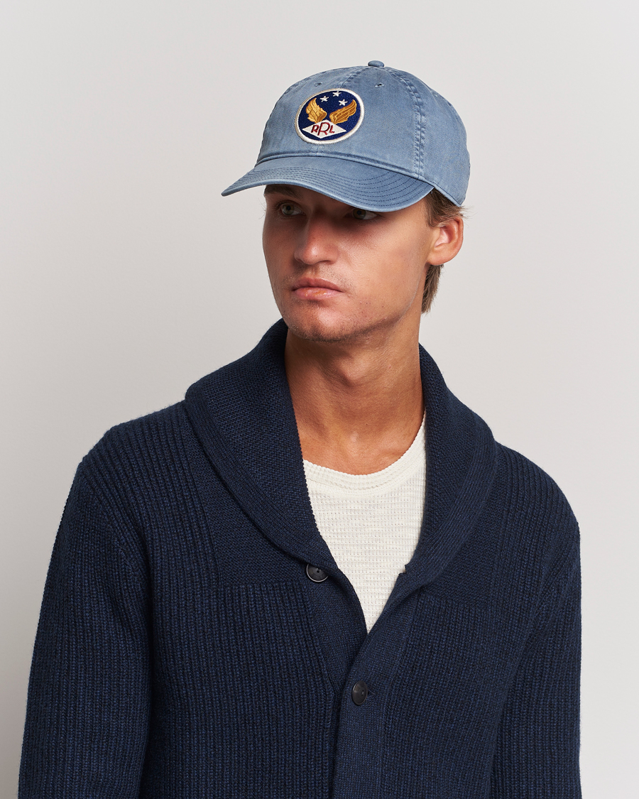 Herren | RRL Garment Dyed Ball Cap Midnight Blue | RRL | Garment Dyed Ball Cap Midnight Blue