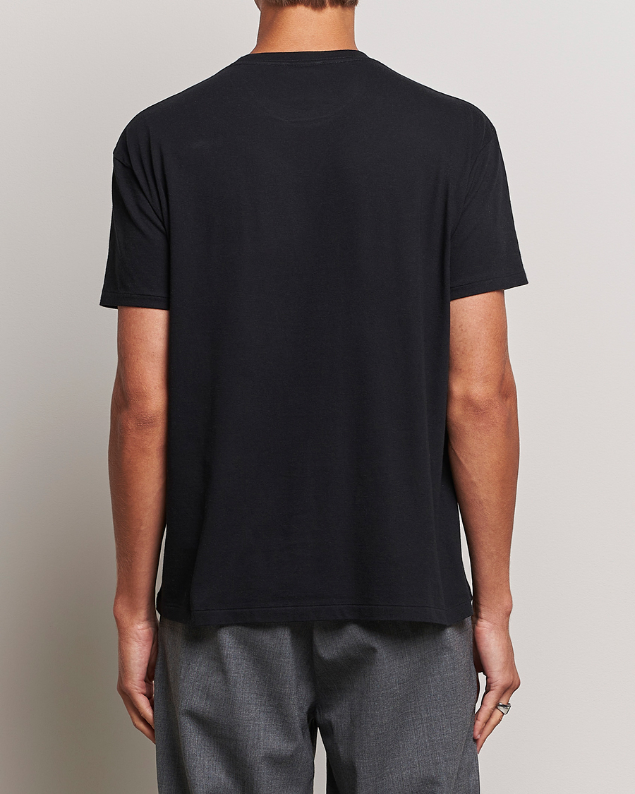 Herren | T-Shirts | Auralee | Seamless Crew Neck T-Shirt Black