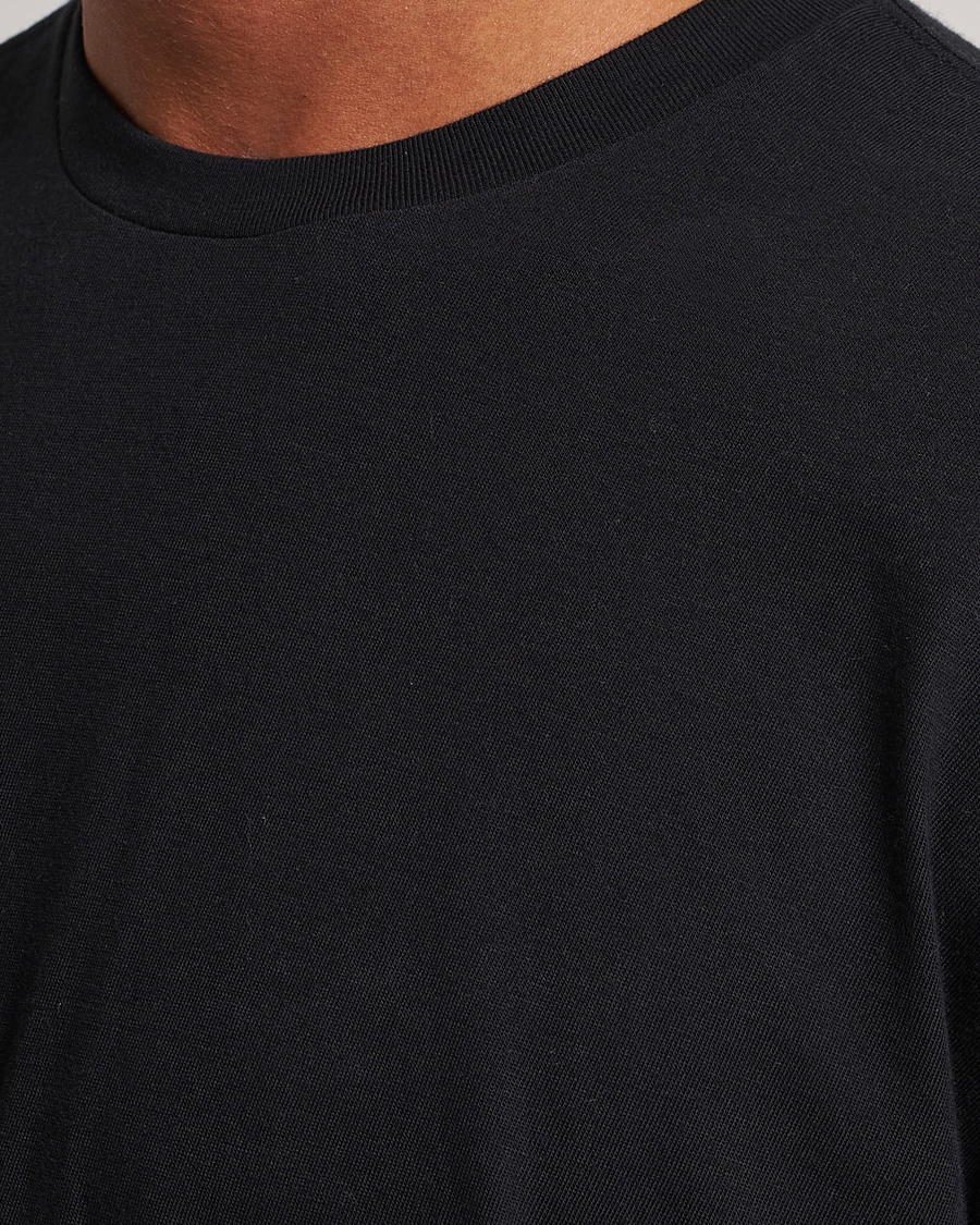 Herren | T-Shirts | Auralee | Seamless Crew Neck T-Shirt Black