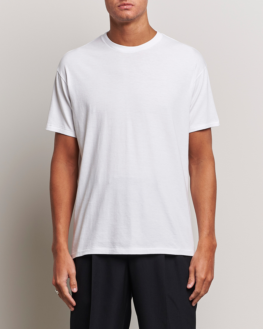 Herren | T-Shirts | Auralee | Seamless Crew Neck T-Shirt White