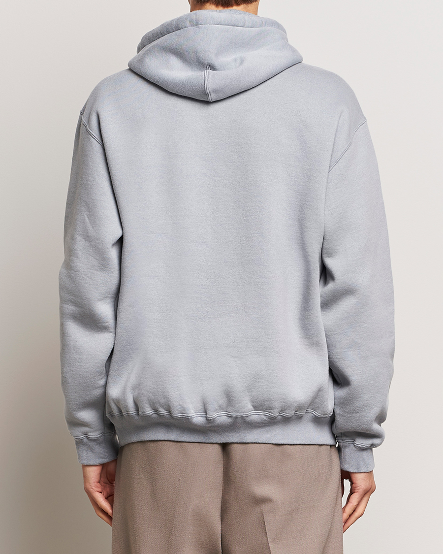 Herren | Pullover | Auralee | Smooth Soft Sweat Hoodie Blue Gray