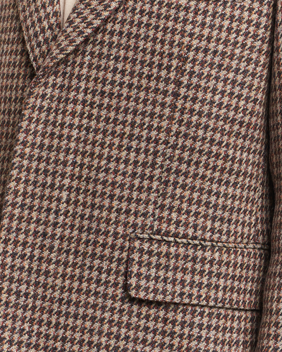 Herren | Sakkos | Auralee | Houndstooth Wool Blazer Brown