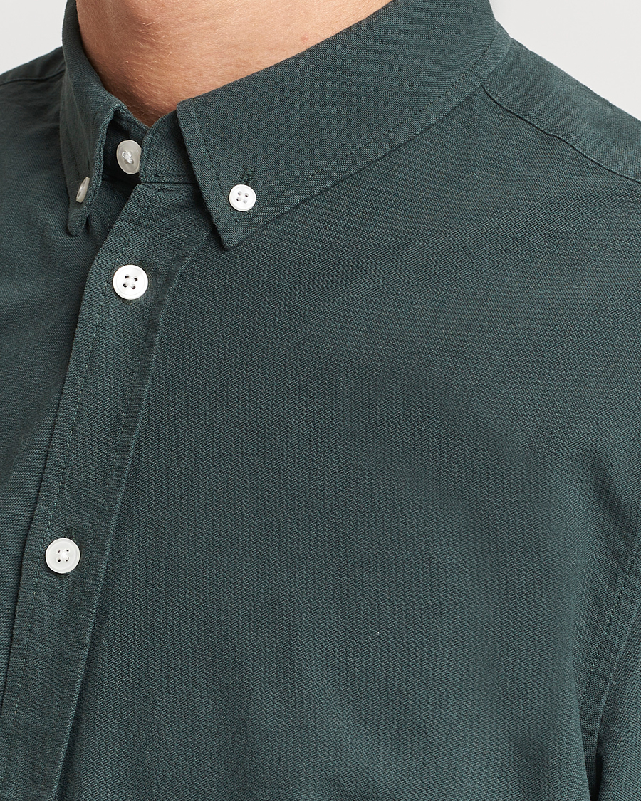Herren | Hemden | Samsøe Samsøe | Liam Button Down Shirt Darkest Spruce