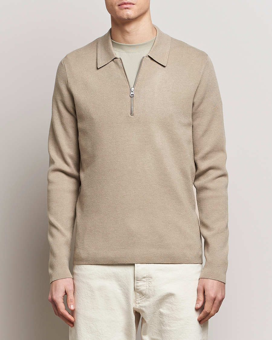 Herren | Samsøe Samsøe | Samsøe Samsøe | Guna Half Zip Pure Cashmere