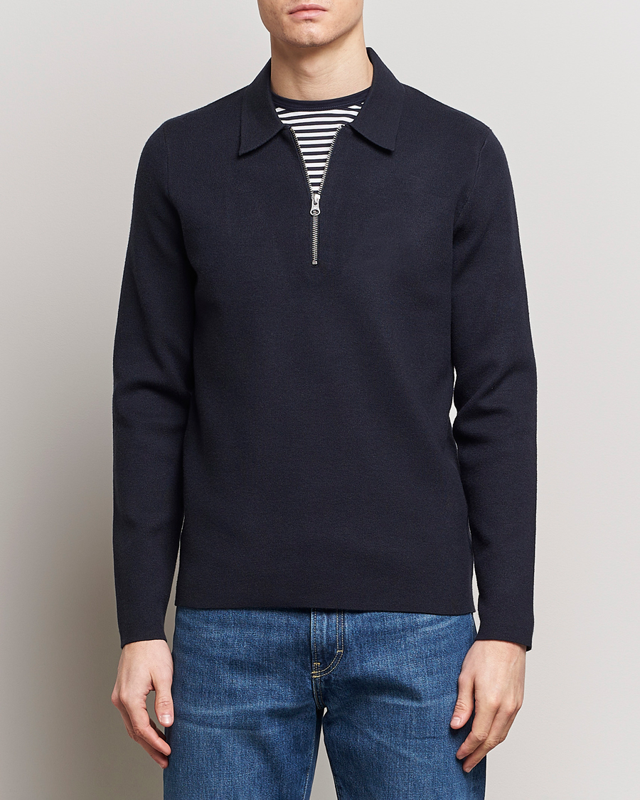 Herren | Half-zip | Samsøe Samsøe | Guna Half Zip Sky Captain