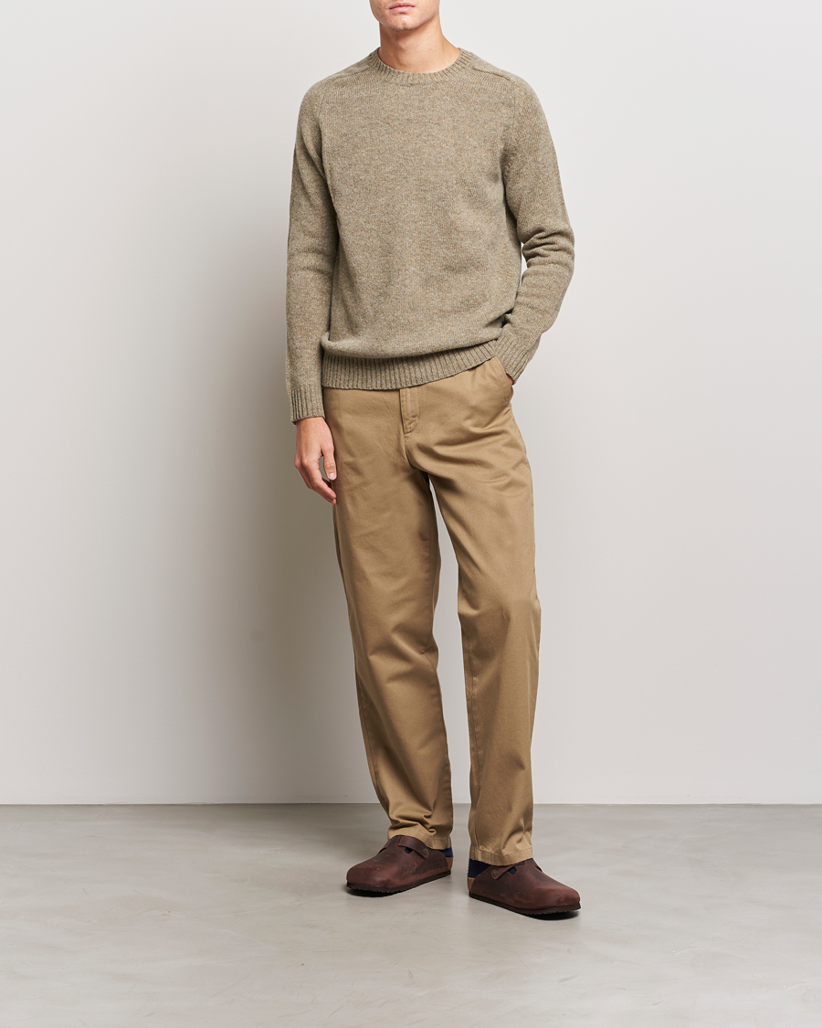 Herren | Hosen | Samsøe Samsøe | Johnny Cotton Trousers Covert Green