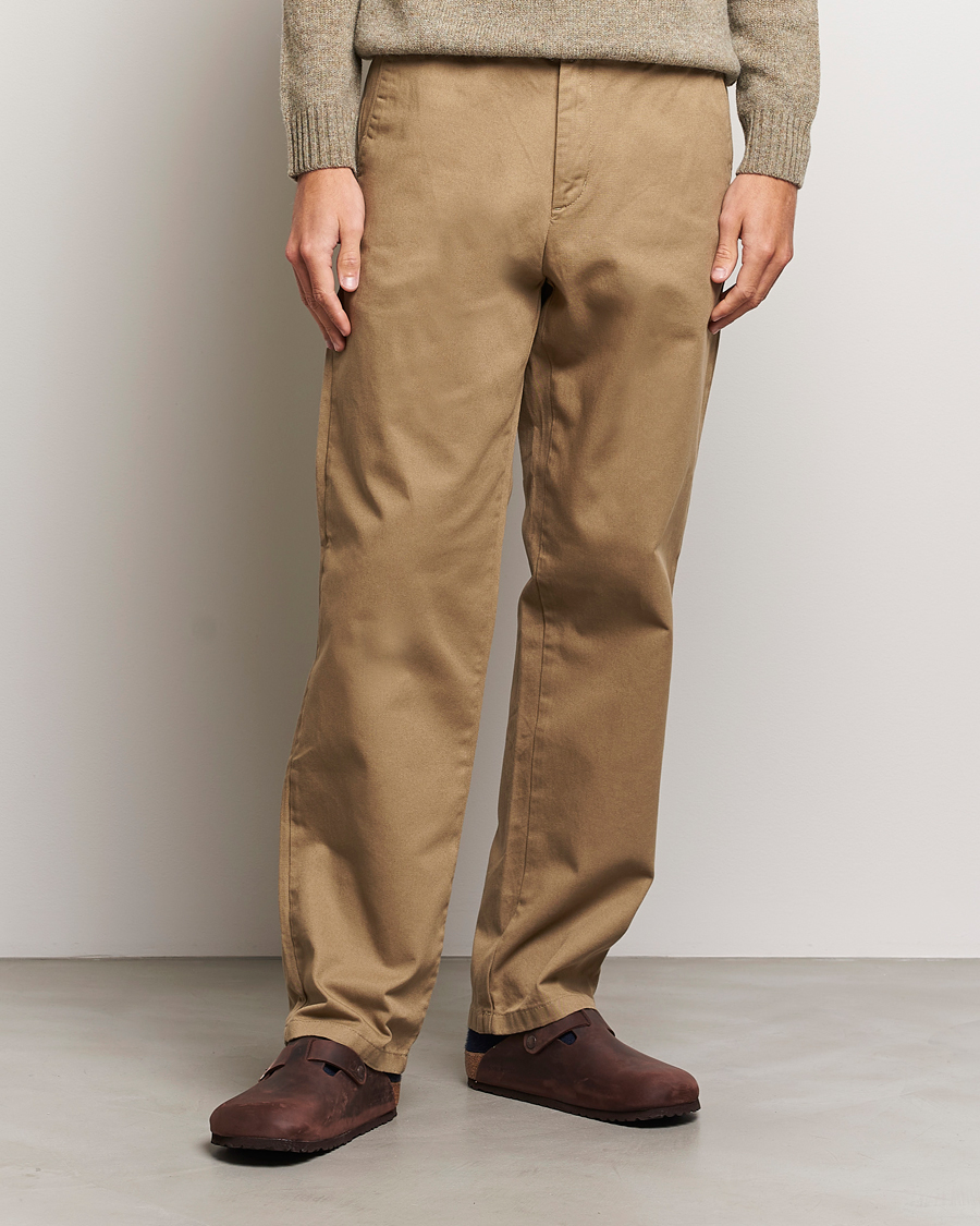 Herren | Samsøe & Samsøe | Samsøe & Samsøe | Johnny Cotton Trousers Covert Green