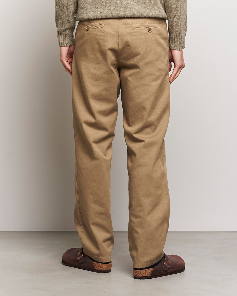 Herren | Hosen | Samsøe Samsøe | Johnny Cotton Trousers Covert Green