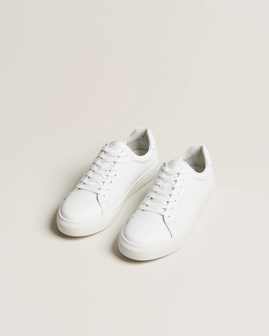 Herren | The Classics of Tomorrow | Samsøe & Samsøe | Saharry Leather Sneakers White