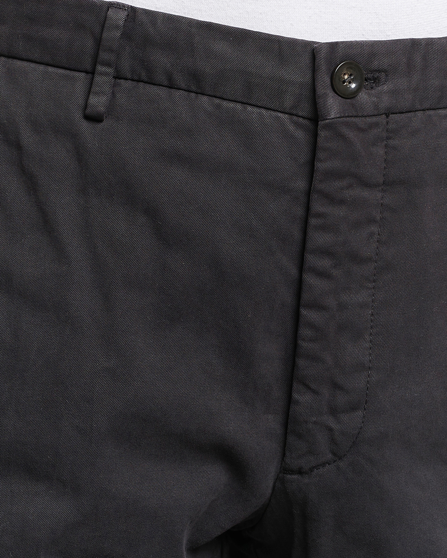 Herren | Hosen | Incotex | Straight Fit Cotton Chinos Black