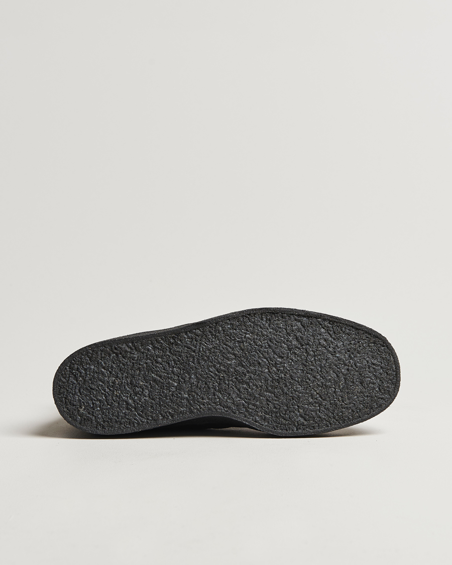 Herren | Sanders Sherling Lined Curling Boot Black Suede | Sanders | Sherling Lined Curling Boot Black Suede