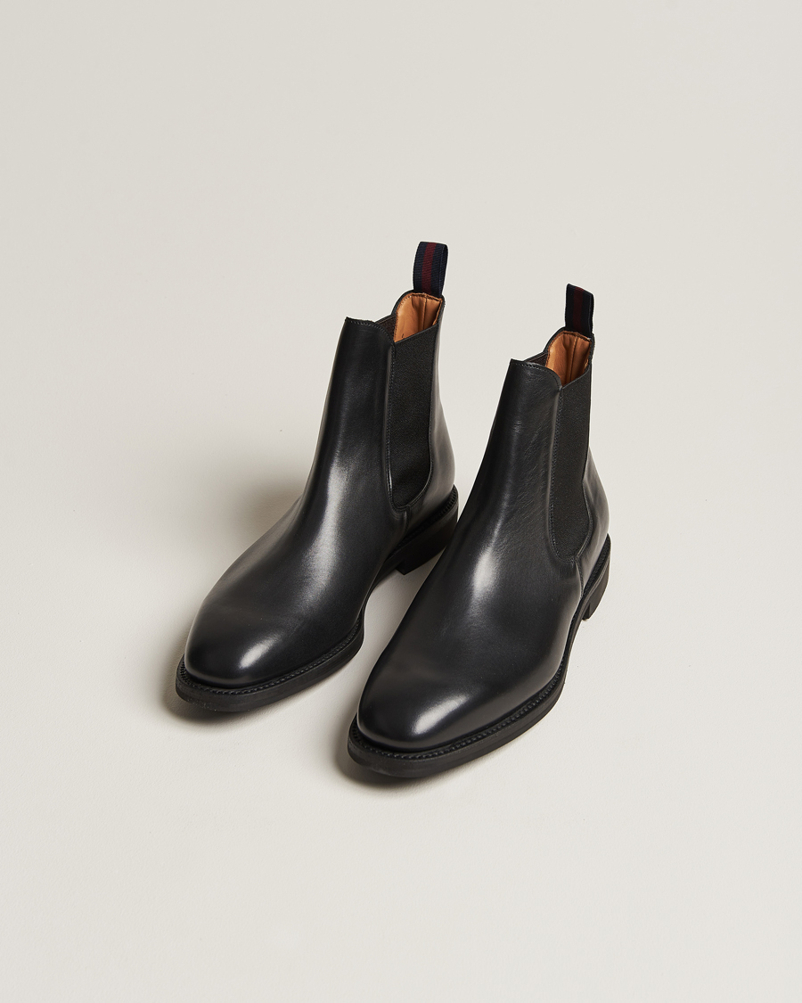 Herr |  | Sanders | Liam Chelsea Boot Black Calf