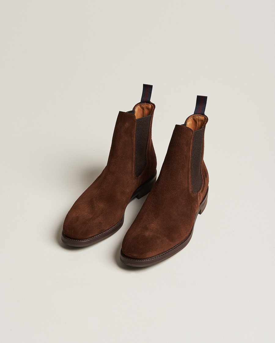 Herren |  | Sanders | Liam Chelsea Boot Polo Snuff Suede