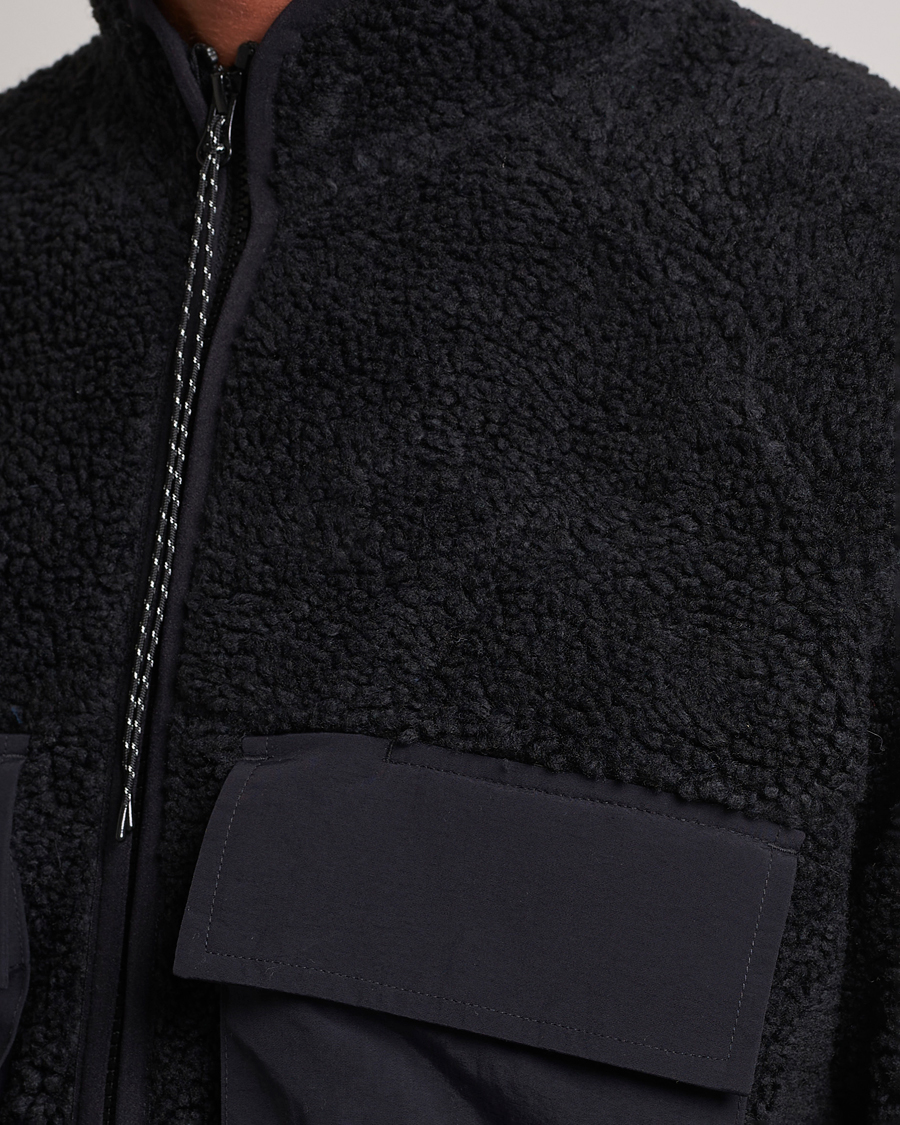 Herren | Pullover | Peak Performance | Heavy Pile Full Zip Black