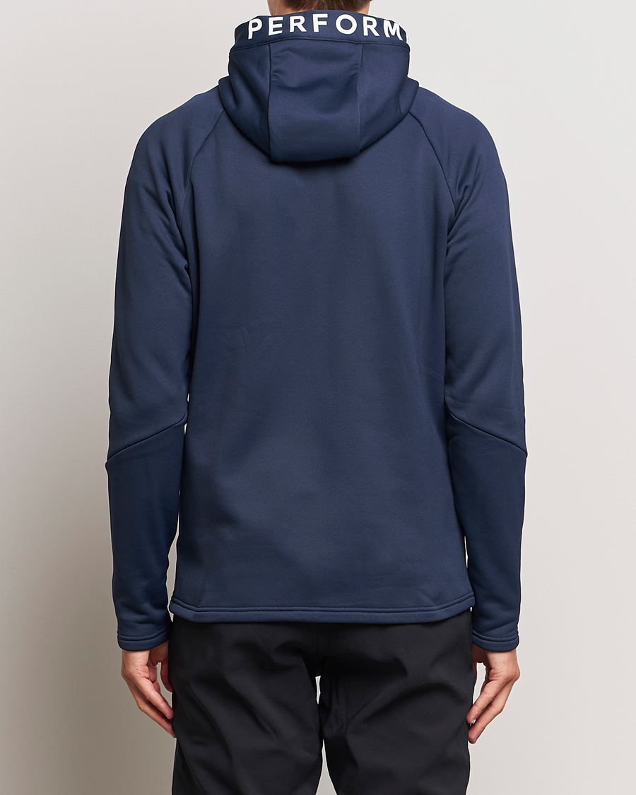 Herren | Pullover | Peak Performance | Rider Hooded Full Zip Blue Shadow