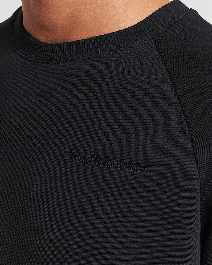 Herren | Pullover | Peak Performance | Original Logo Crew Neck Sweatshirt Black