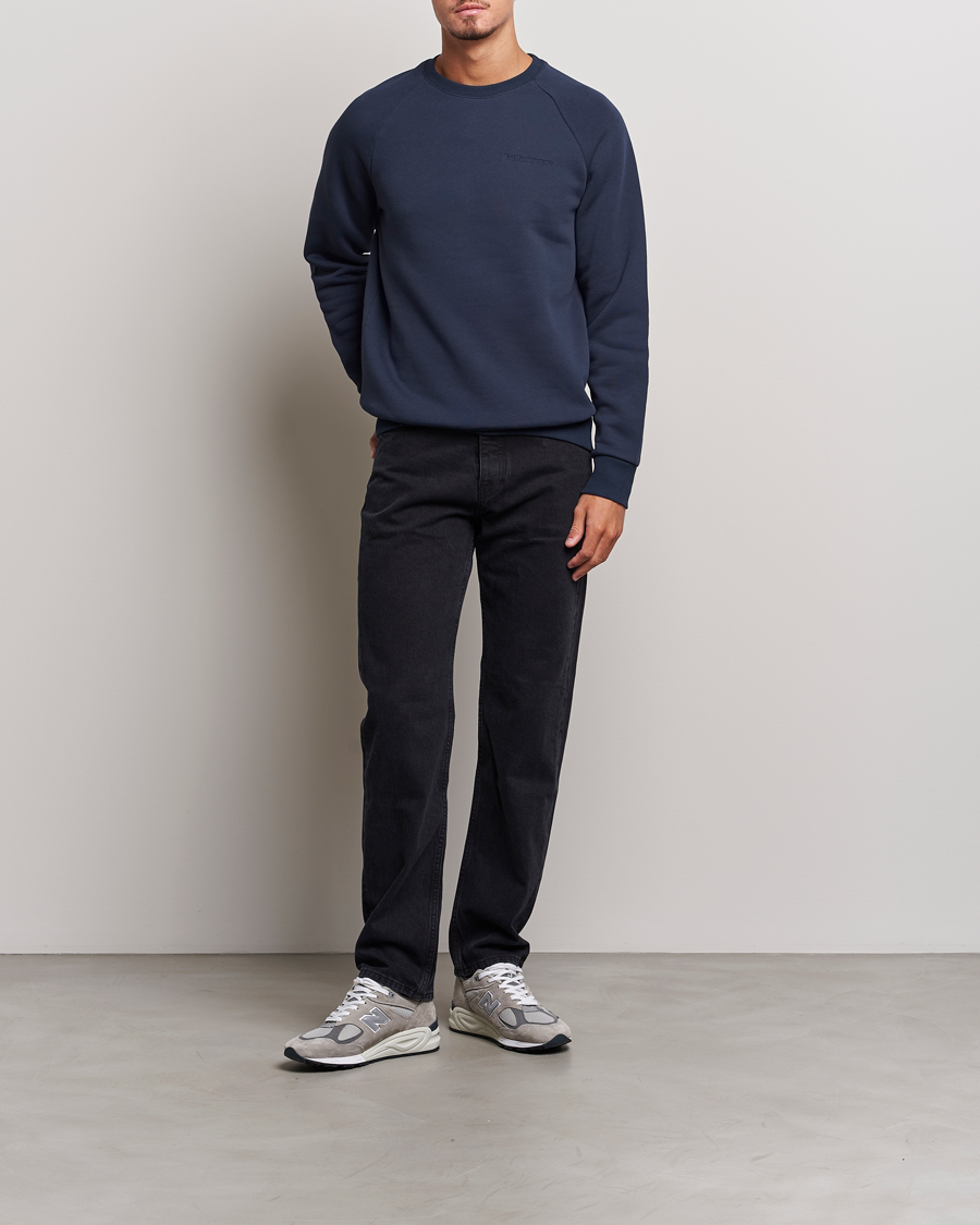 Herren | Pullover | Peak Performance | Original Logo Crew Neck Sweatshirt Blue Shadow