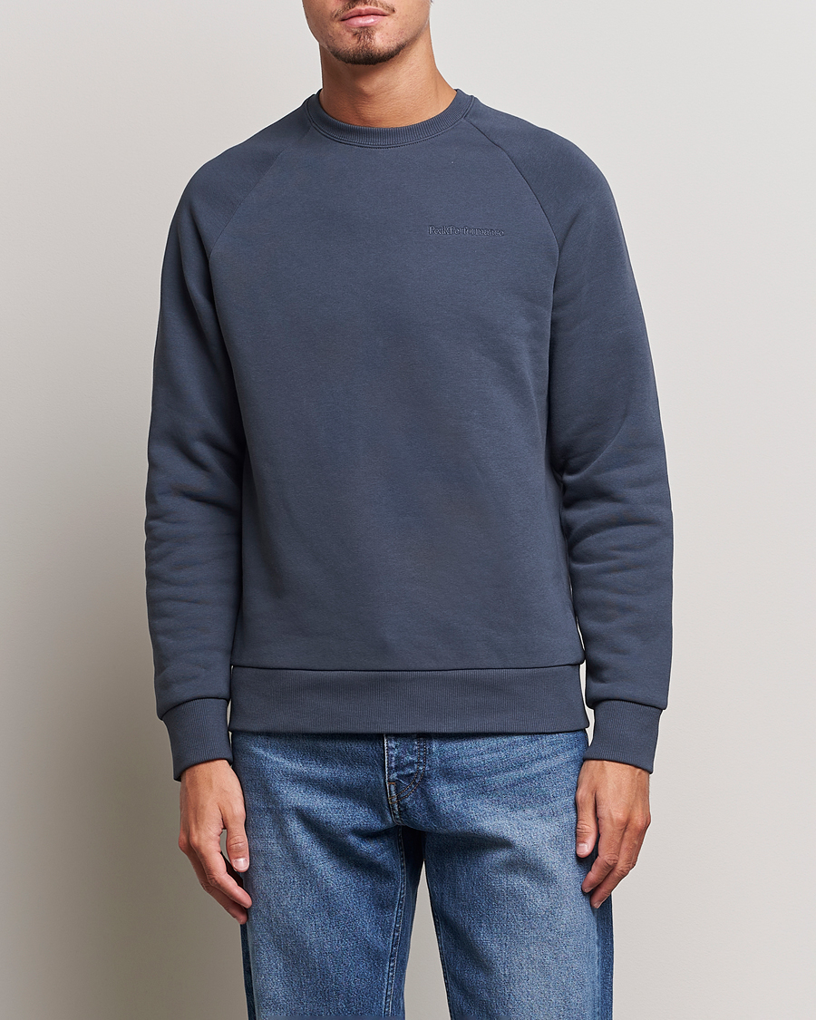 Herren |  | Peak Performance | Original Logo Crew Neck Sweatshirt Omber Blue