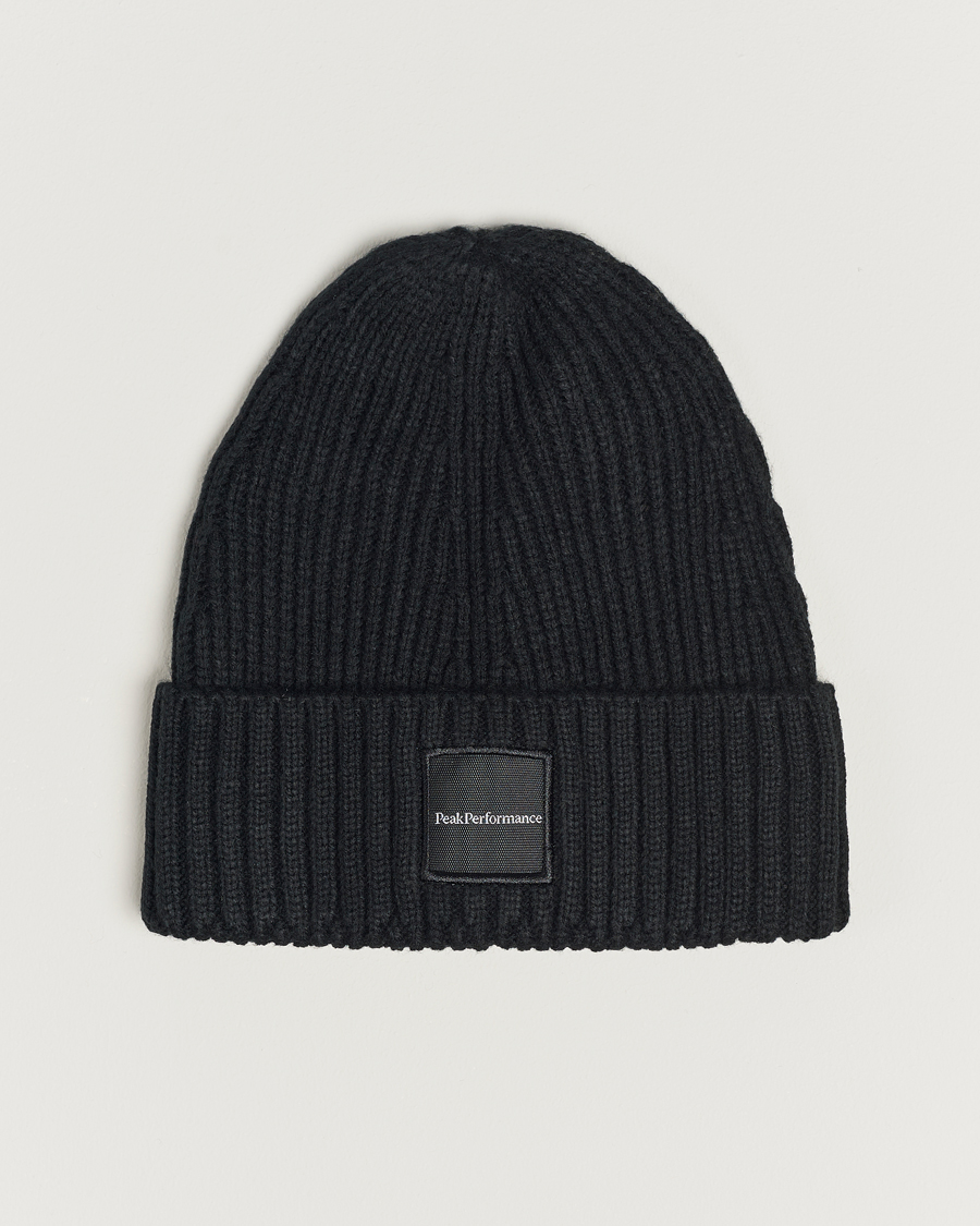 Herren | Peak Performance Cornice Ribbed Hat Black | Peak Performance | Cornice Ribbed Hat Black