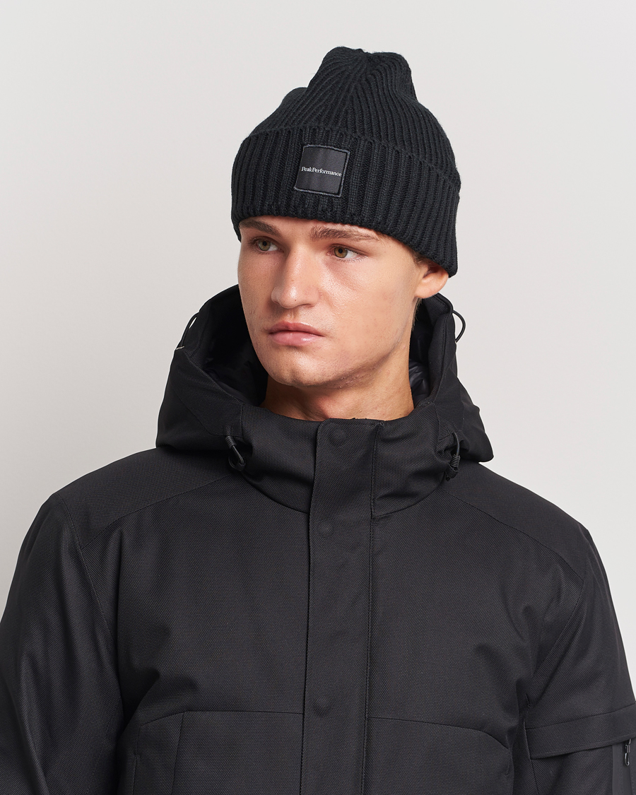 Herren | Peak Performance Cornice Ribbed Hat Black | Peak Performance | Cornice Ribbed Hat Black