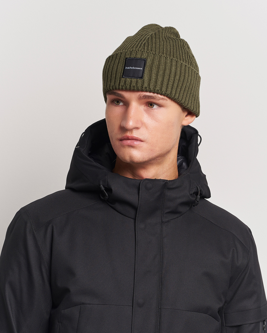 Herren | Peak Performance | Peak Performance | Cornice Ribbed Hat Pine Needle