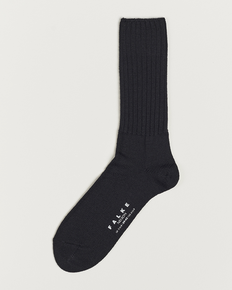 Herren | Unterwäsche | Falke | Nelson Wool Boot Sock Black
