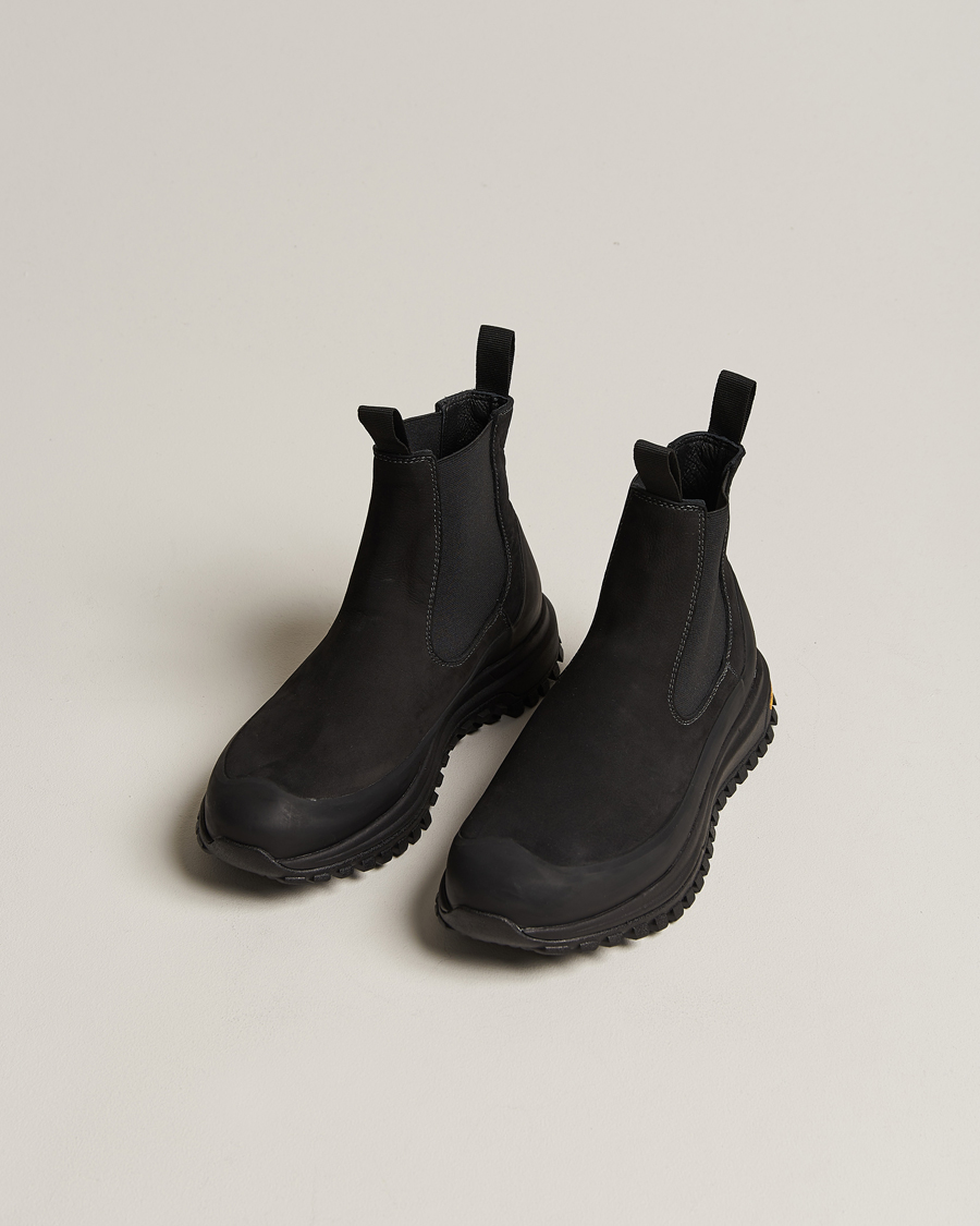 Herren | Winterschuhe | Diemme | Ramon Vibram Sole Chelsea Boot Black Suede