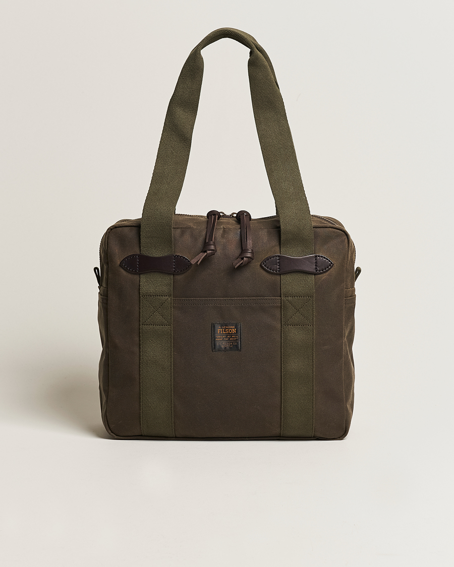 Herren |  | Filson | Tin Cloth Tote Bag Otter Green