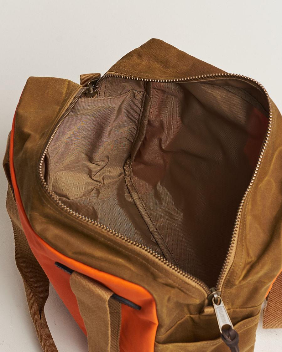 Herren | Filson Tin Cloth Tote Bag Dark Tan/Flame | Filson | Tin Cloth Tote Bag Dark Tan/Flame