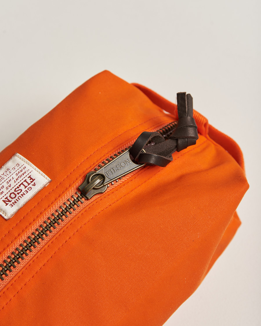 Filson Tin Cloth Travel Kit Flame