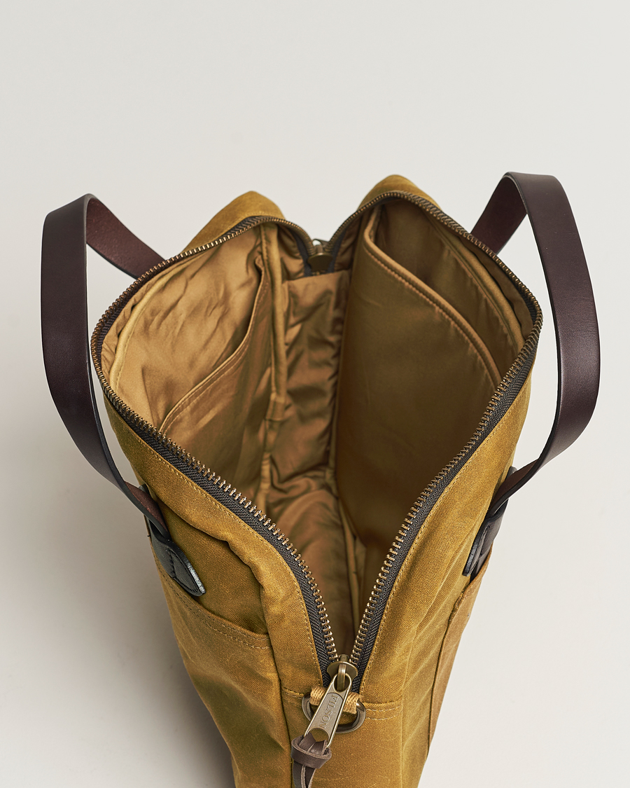 Herren | Taschen | Filson | Tin Cloth Compact Briefcase Dark Tan