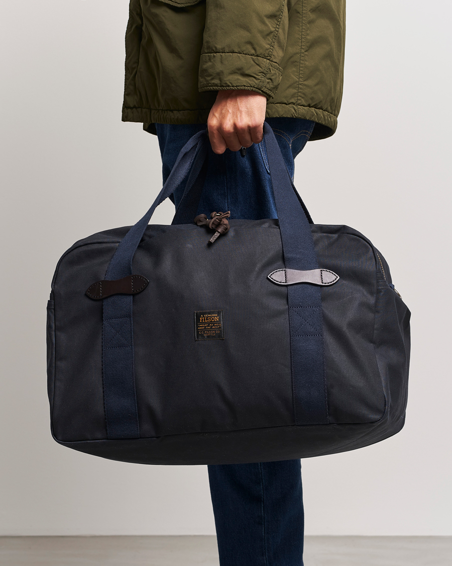 Herr |  | Filson | Tin Cloth Medium Duffle Bag Navy