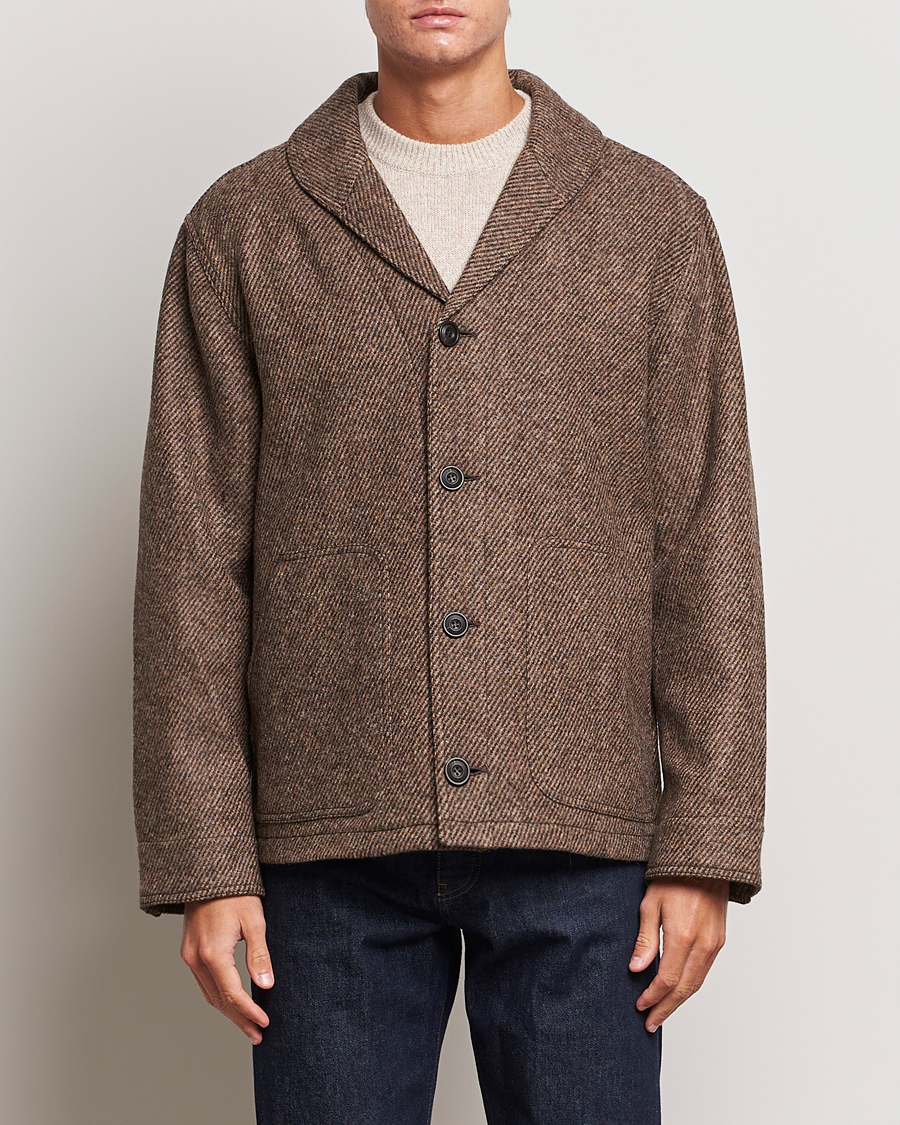 Herren |  | Filson | Decatur Island Wool Jacket Natural Brown