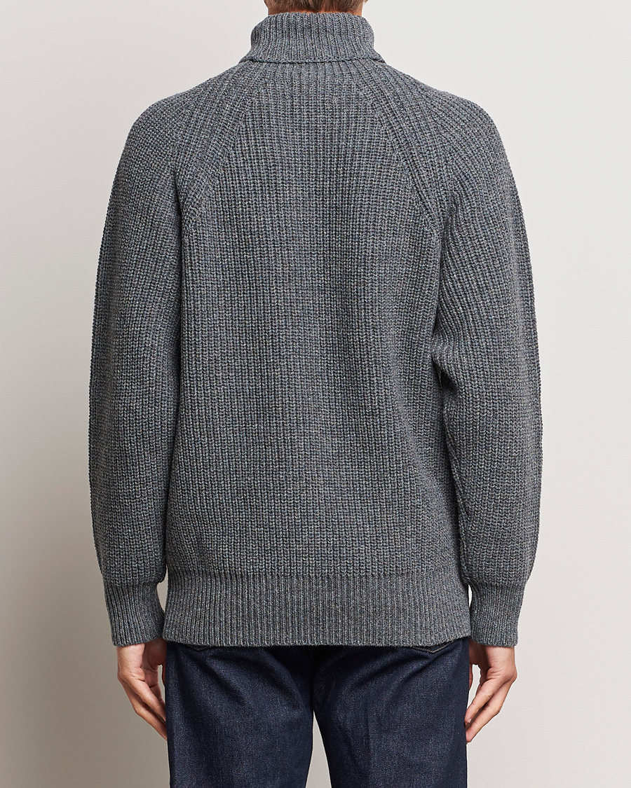 Herren | Pullover | Filson | Bristol Wool Rollneck Heather Grey