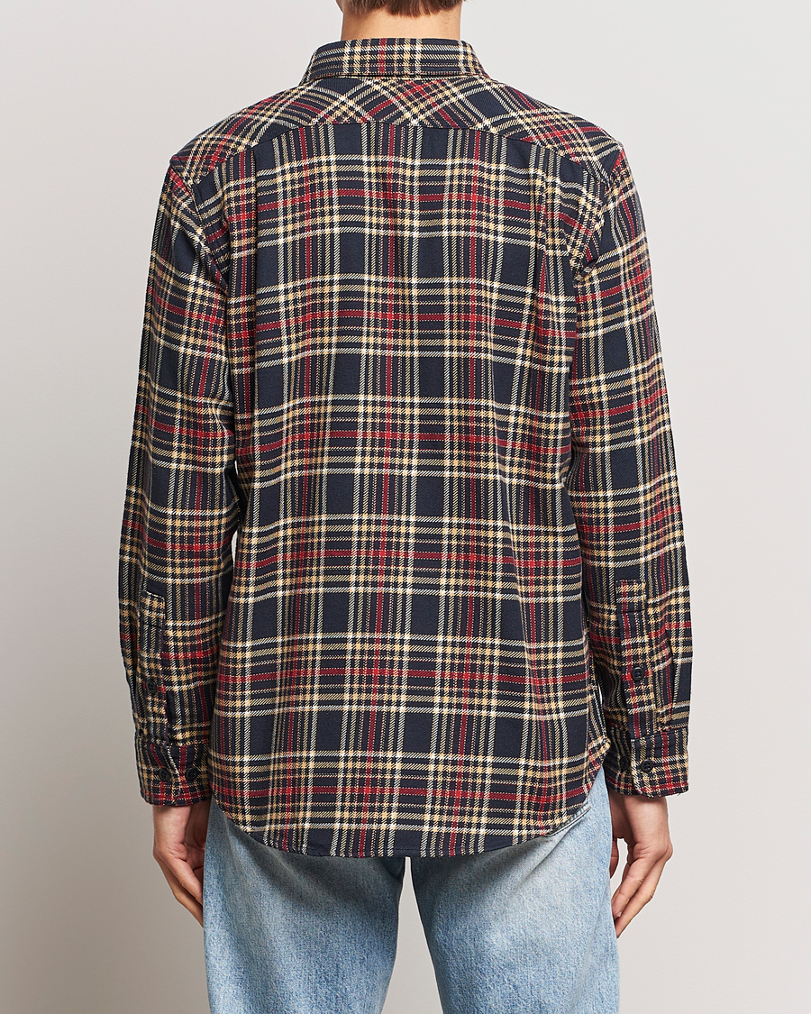 Herren | Hemden | Filson | Vintage Flannel Work Shirt Navy/Ivory Red