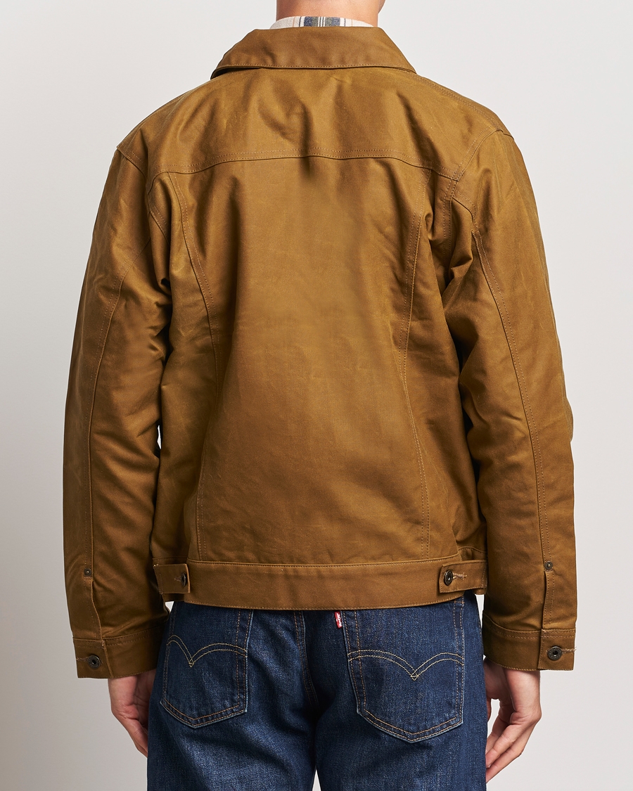 Herren | Jacken | Filson | Tin Cloth Short Lined Cruiser Dark Tan