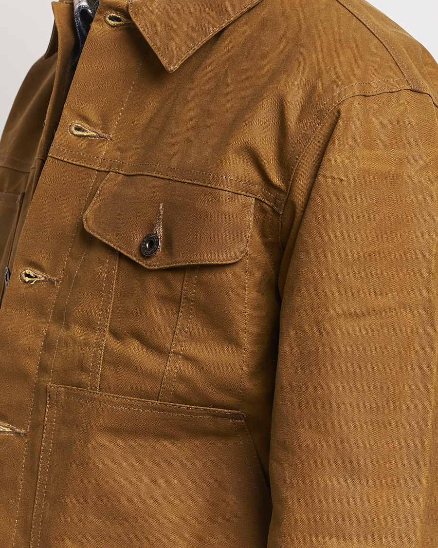 Herren | Jacken | Filson | Tin Cloth Short Lined Cruiser Dark Tan