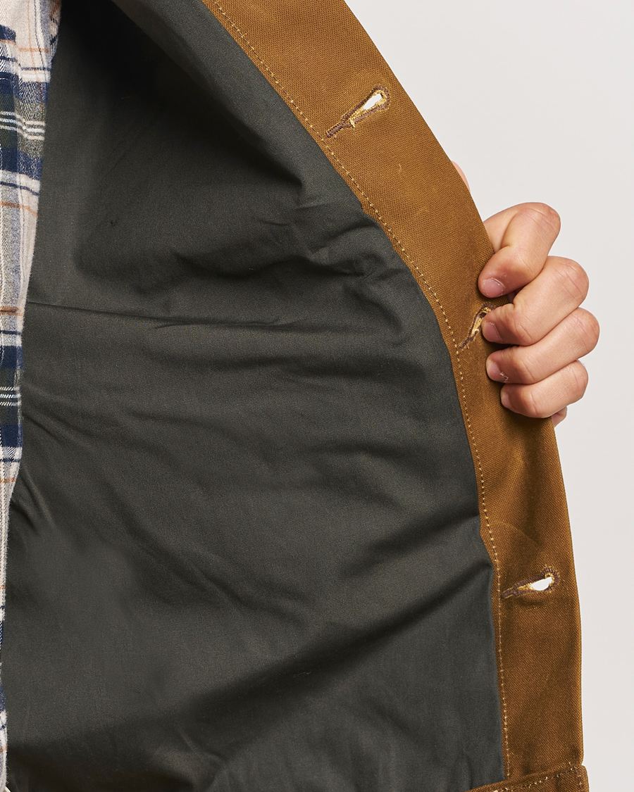Herren | Jacken | Filson | Tin Cloth Short Lined Cruiser Dark Tan