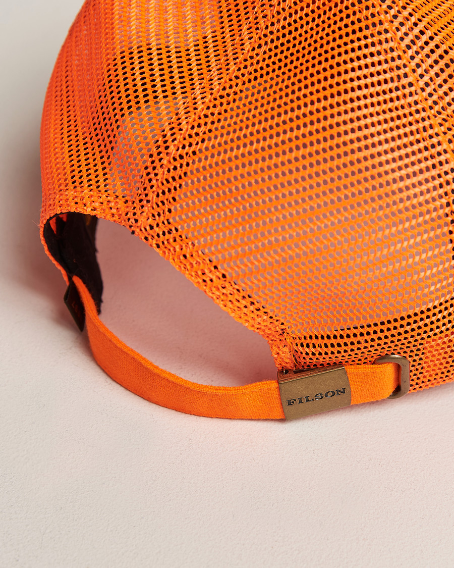Herren | Filson Logger Mesh Cap Blaze Orange | Filson | Logger Mesh Cap Blaze Orange