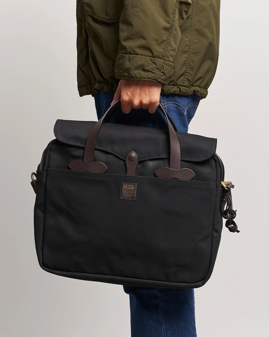 Men | Briefcases | Filson | Original Briefcase Black